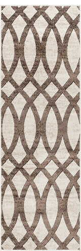 Unique Loom Brown Madison Rushmore 2' 0 x 6' 0 Runner Rug
