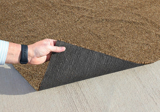 Outdoor Artificial Turf With Marine Backing, Woodland Brown, 6 Ft X 25 Ft