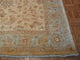 Hand-Knotted Beige and Sky Blue Oushak Design Oriental Rug, 6x9