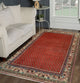 Fine Vintage Distressed Zyaire Red/Beige Rug, 4'4x7'0