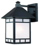 1 Light 16" Tall Outdoor Wall Mount, Black