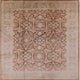 Ahgly Company Indoor Square Mid-Century Modern Area Rugs, 4' Square