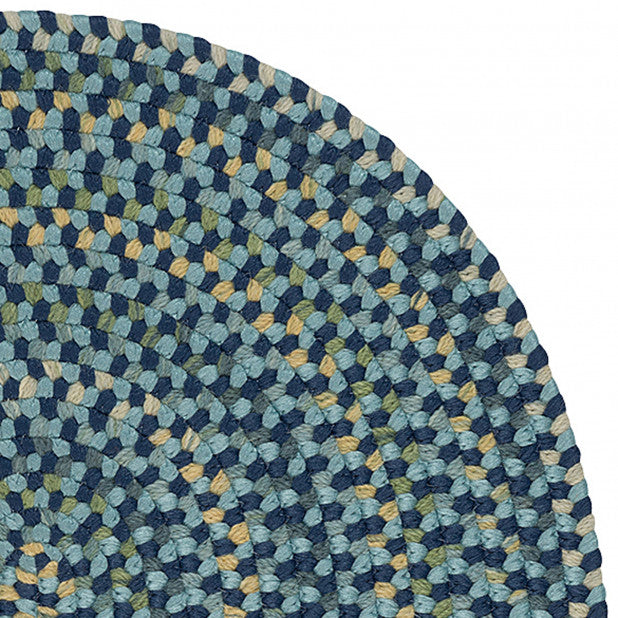 Colonial Mills Rug Tinta Blue Round, 9x9