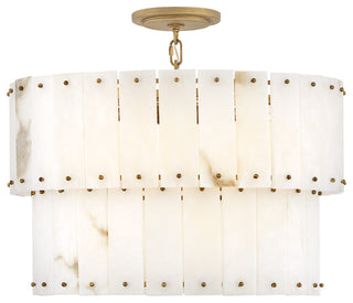 Fredrick Ramond Simone Medium Convertible Chandelier, Burnished Gold