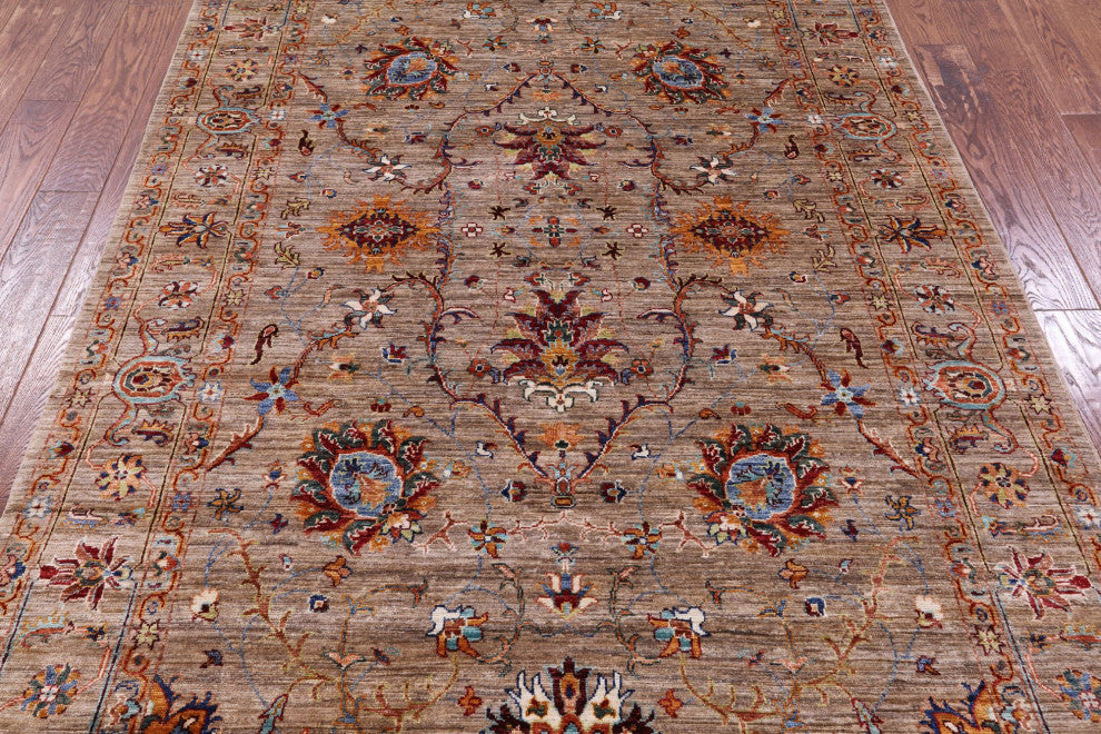 Hand-Knotted Persian Tabriz Wool Rug 5' 9" X 8' 7" - Q12928