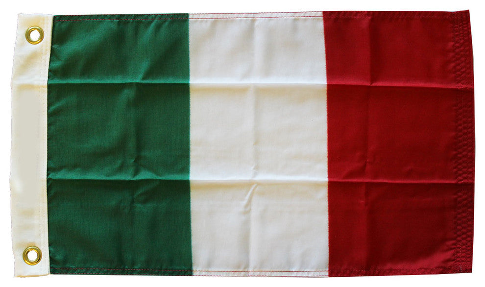 Italy, 12"x18" Nylon Flag