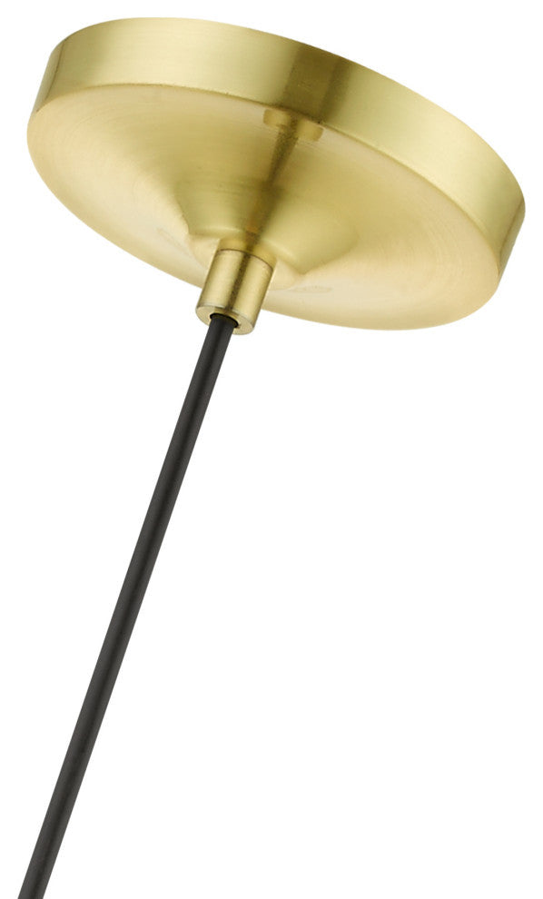 Aldrich 1 Light Satin Brass Pendant