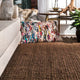 Nuloom Hand Woven Maui Chunky Loop Rug, Chocolate 7'6"x9'6"