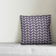 Tire Track Pattern, Purple Outdoor Throw Pillow, 16"x16"