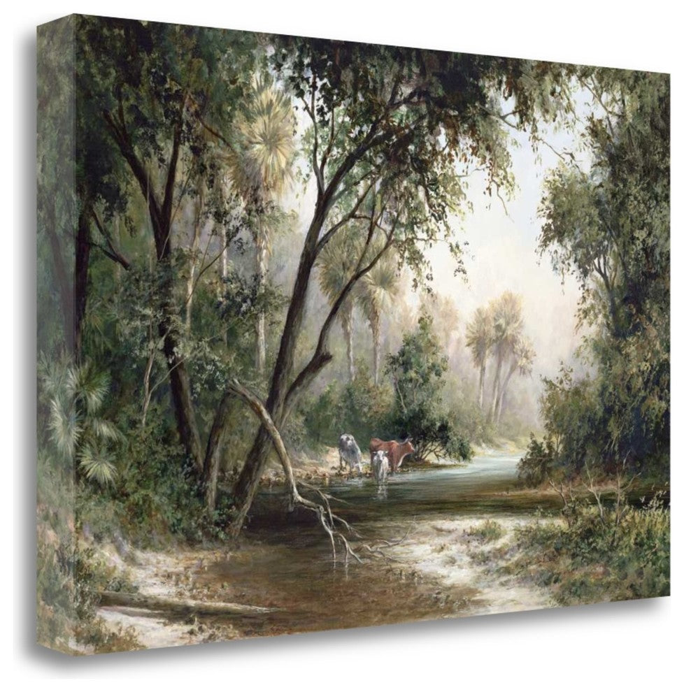 "Forked Creek" By Art Fronckowiak, Giclee Print on Gallery Wrap Canvas