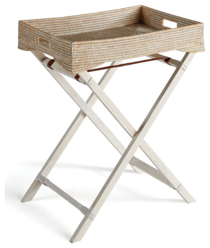 Burma Rattan Butler Tray Table