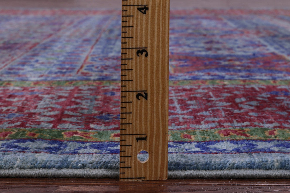 Mamluk Geometric Handmade Wool Rug 7' 0" X 10' 2" - Q12605