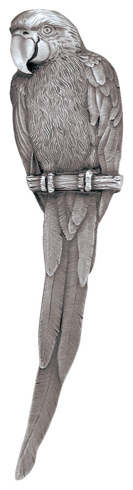 McCaw Pull Antique Brass Left Side, Antique Pewter, Right