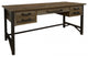 Crafters and Weavers Greenview Loft 5 Drawer Desk - Antiqued Brown