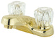 Kingston Brass 4" Centerset Bathroom Faucet, Polished Brass