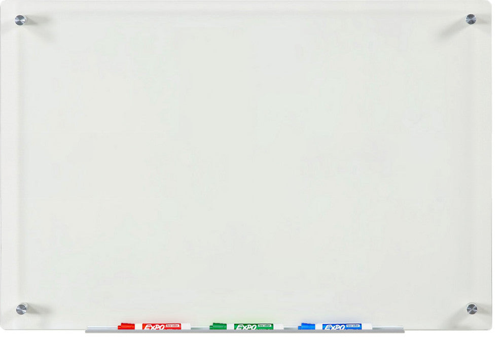 Clear Glass Dry-Erase Board Set Audio-Visual Direct, 23 5/8"x35 1/2"