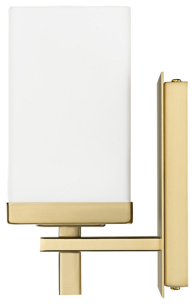 Golden Lighting DDDD-BA1 Maddox 8" Tall Bathroom Sconce - Brushed Champagne