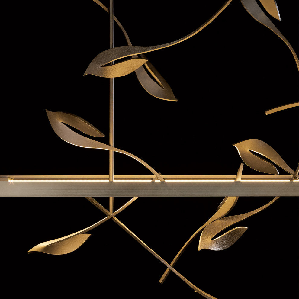 Autumn LED Pendant, Dark Smoke Finish, Standard Overall Height