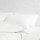 Egyptian Cotton Feel Cool, 4-Piece Sheet Set Deep Pockets, White, Queen