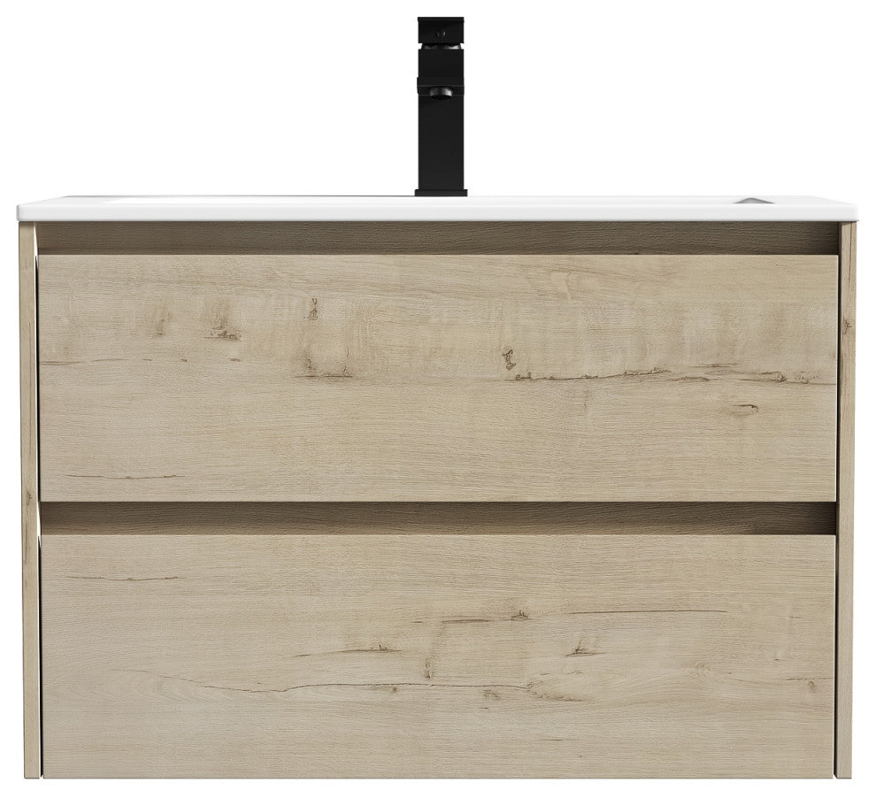 The Marlow Single Bathroom Floating Vanity, Liv, 30"