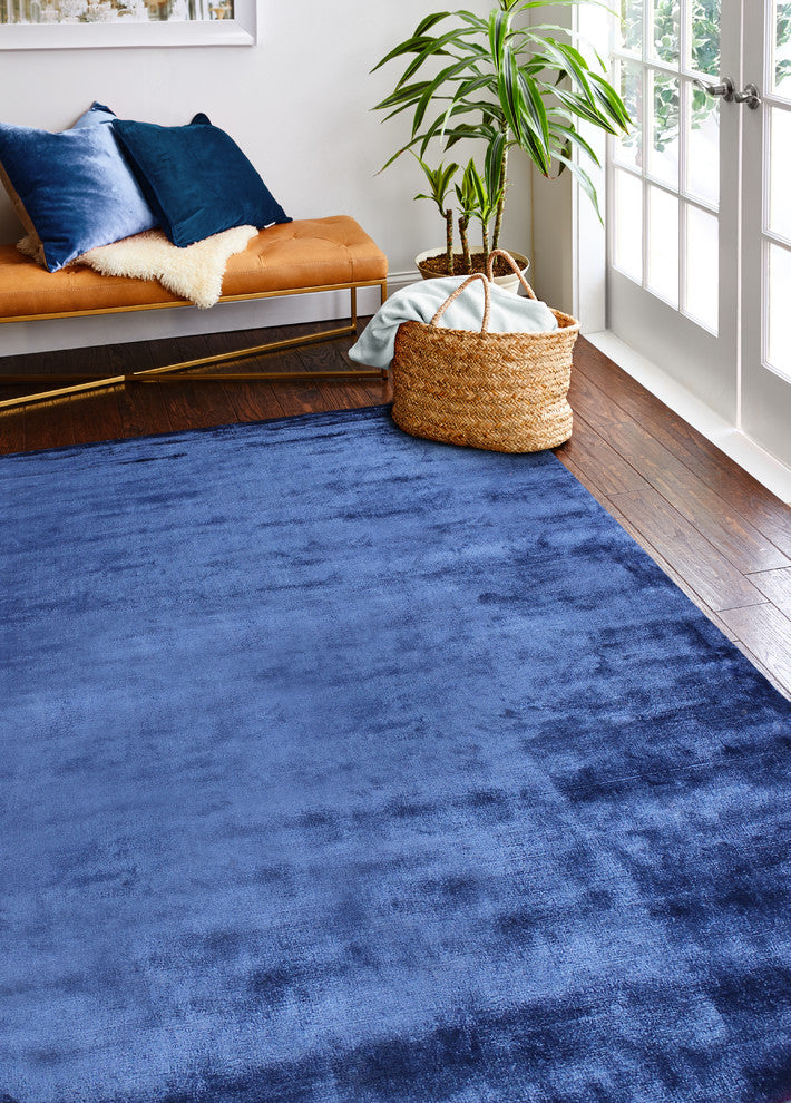 Bashian Calypso Area Rug, Cobalt, 8.6'x11.6'