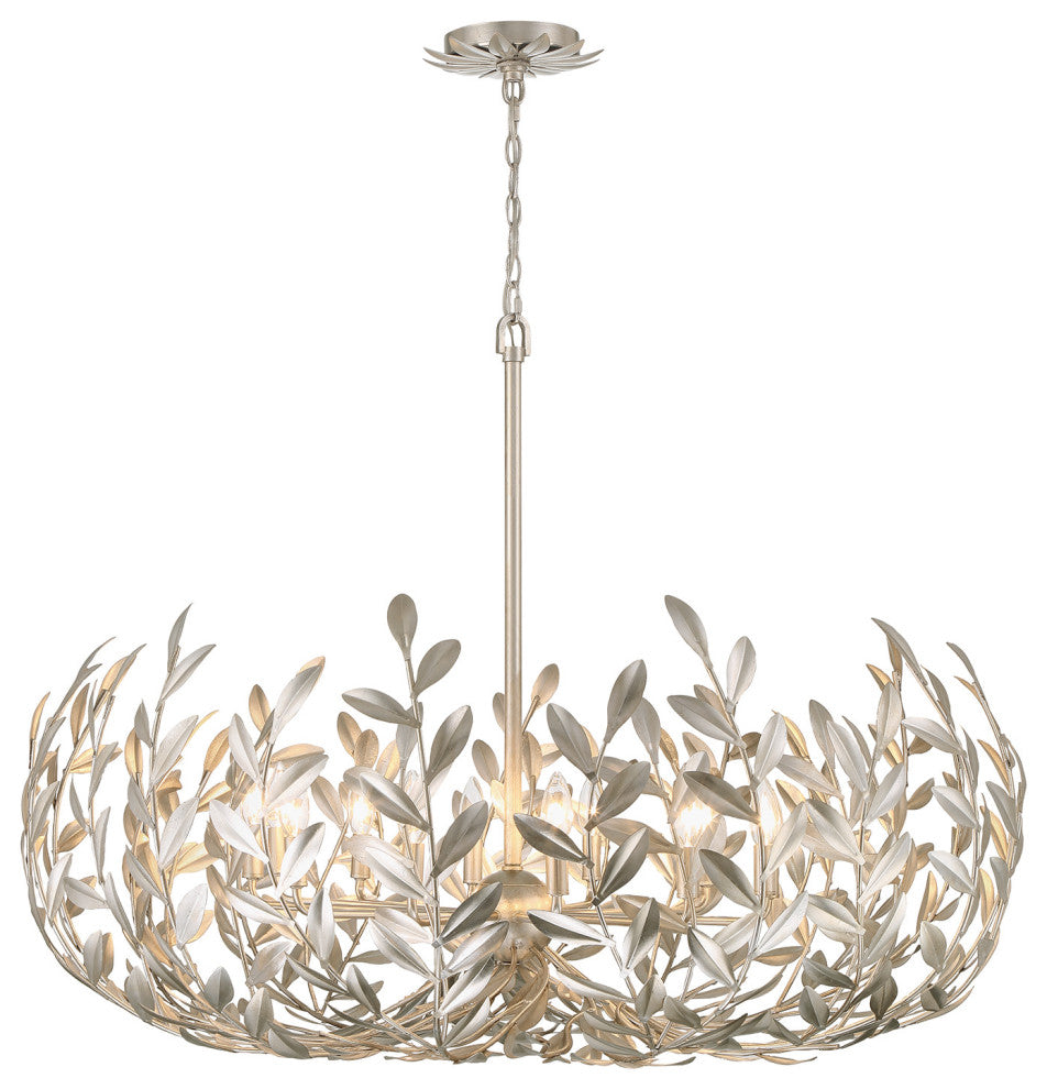 Crystorama Lighting Group 569 Broche 12 Light 42"W Chandelier - Antique Gold