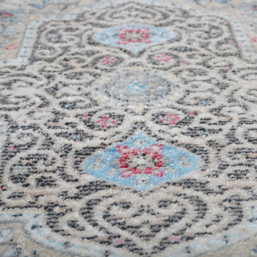 MACHINE MADE POLYESTER AREA RUGS  -Multicolor, Oriental ,Rugs for Living Room