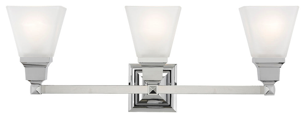 Mission Bath Light, Chrome