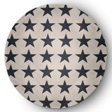 Stars Americana Chenille Area Rug, Blue, 5' Round