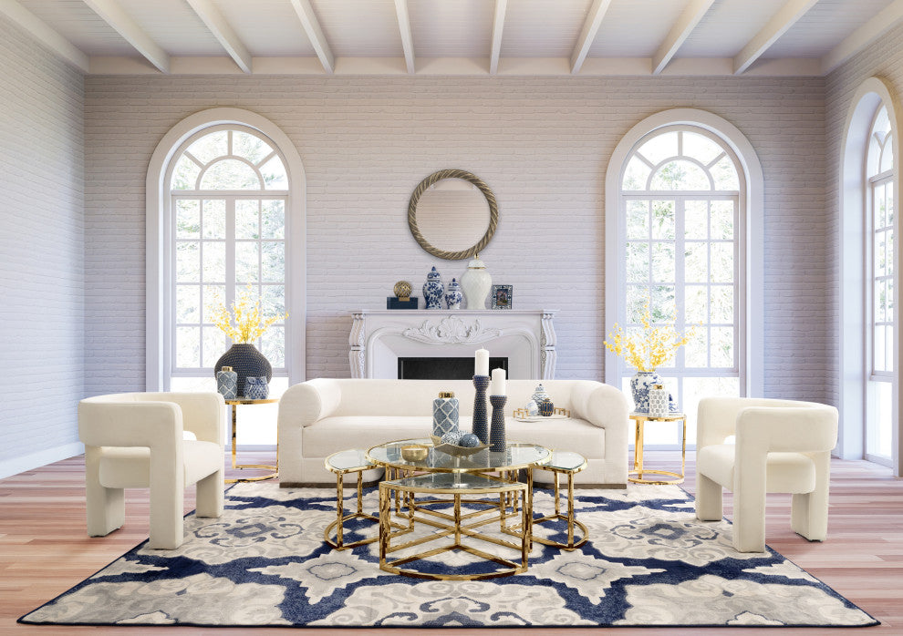 Metal, 29", Hurricane Pttrn Mirror, Bronze