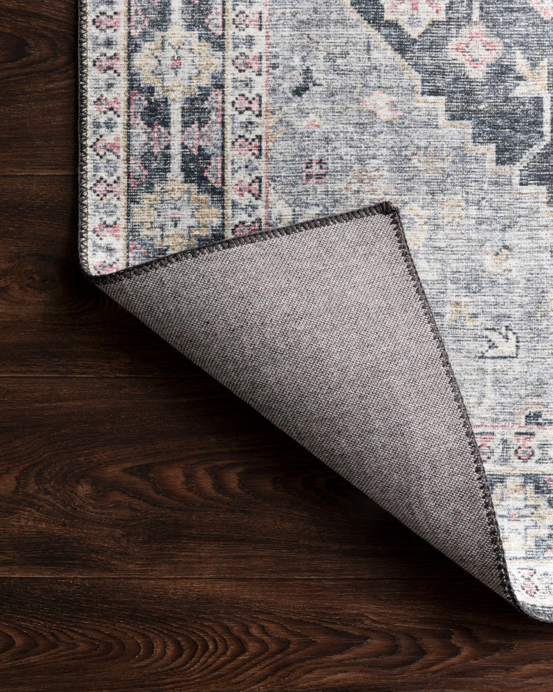 Loloi II Skye Area Rug, Charcoal/Multi, 9'0"x12'0"