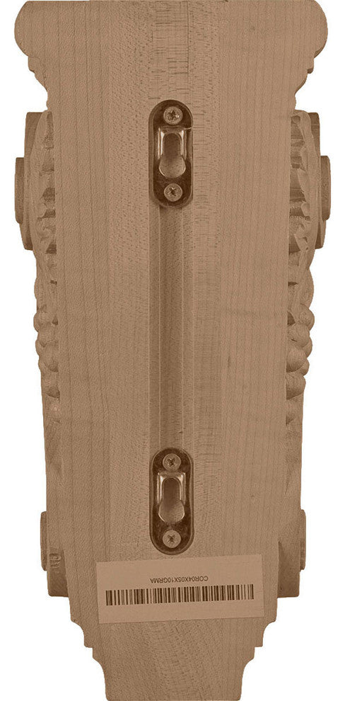 4 7/8"W x 5 1/2"D x 10 7/8"H Medium Grape Bunches Corbel, Alder