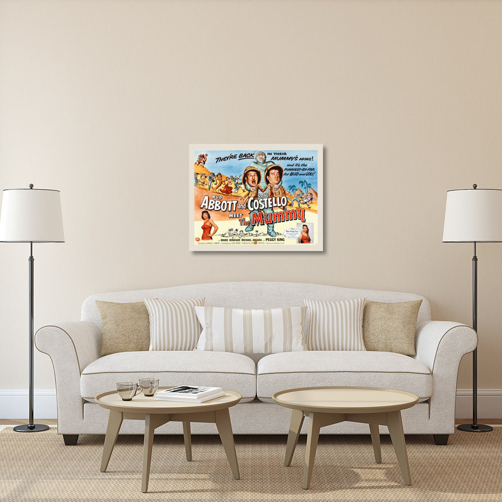 "Abbott & Costello - Meet The Mummy" Canvas by Hollywood Photo Archive, 40x32"