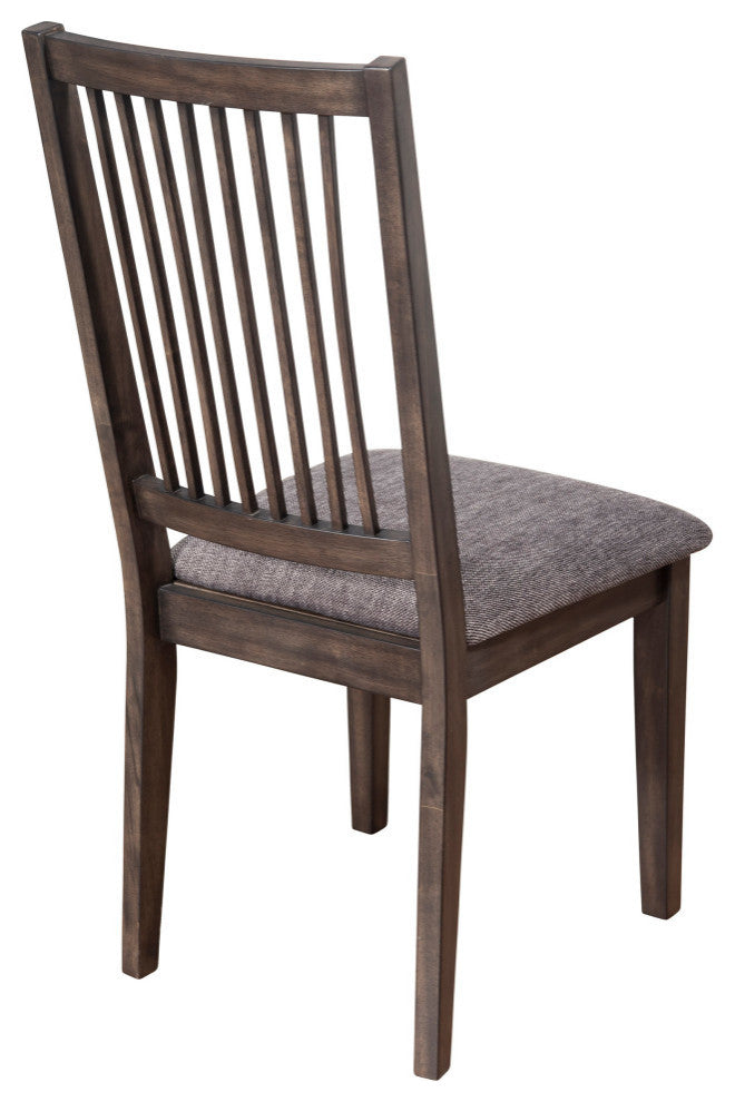 Lennox Set of 2 Side Chairs, Dark Tobacco