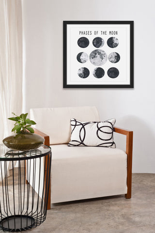 "Moon Phases" Framed Painting Print