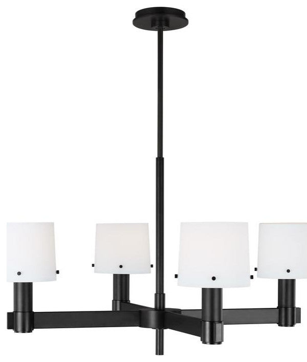 Generation Lighting, TC1134AI, Medium Chandelier, Aged Iron