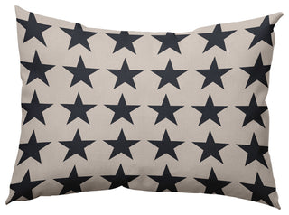 Stars Polyester Indoor Pillow, Blue, 14"x20"