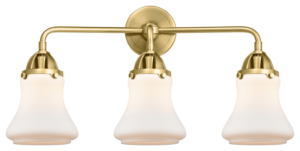 Innovations 288-3W-SG-G191-LED 3 Light Vanity Light, Satin Gold