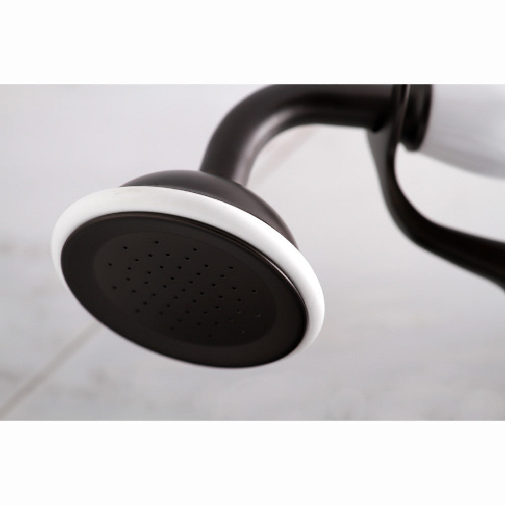 Kingston Brass Clawfoot Tub Faucet With Hand Shower, Oil Rubbed Bronze