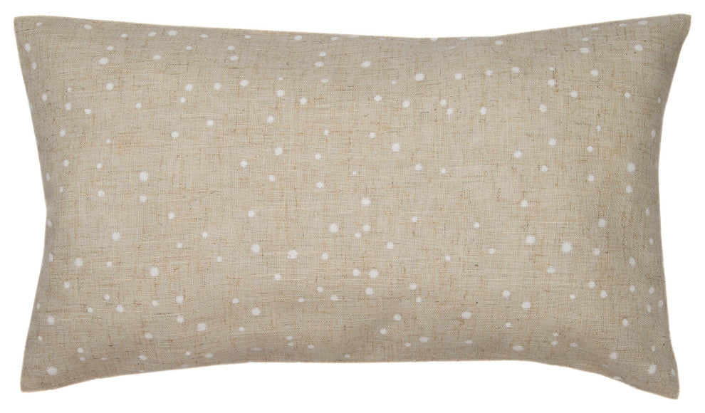 Morning Pumpkin Embroidered Harvest Pillow, 12"x20"