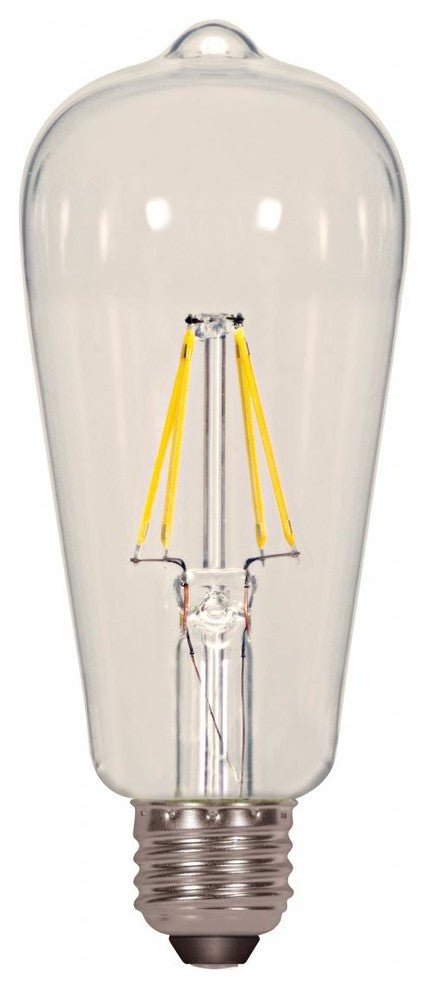 6.5W ST19 LED Clear Medium Base 2700K 810L 120V