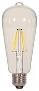 6.5W ST19 LED Clear Medium Base 2700K 810L 120V