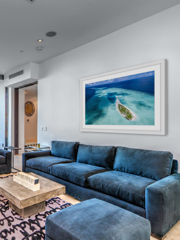 "Sea Shadows" Framed Painting Print
