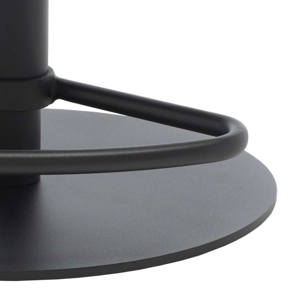 Safavieh Freya Gas Lift Bar Stool, Black