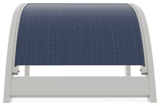 Adirondack Sling Outdoor Ottoman, Mavi/Snow
