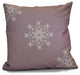 Decorative Holiday Pillow Geometric Print, Lavender, 20"x20"