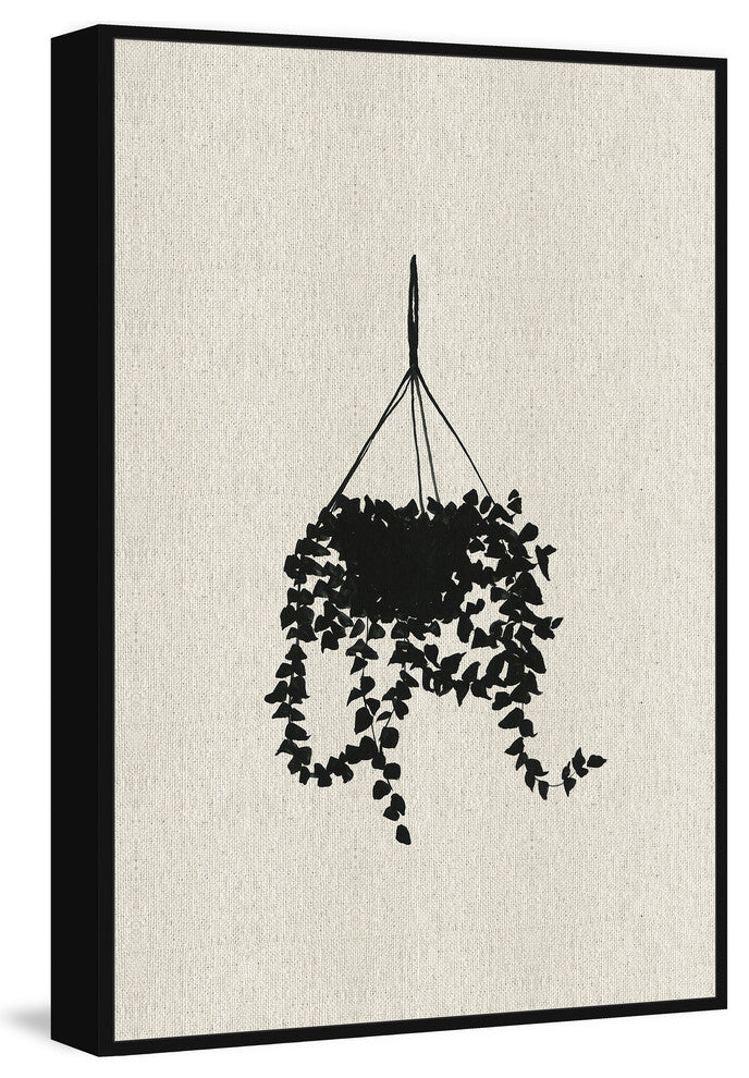 "Sky Planter" Floater Framed Painting Print on Canvas, 16"x24"