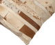 Torino Classic Madrid Cowhide Pillow, Brown and White