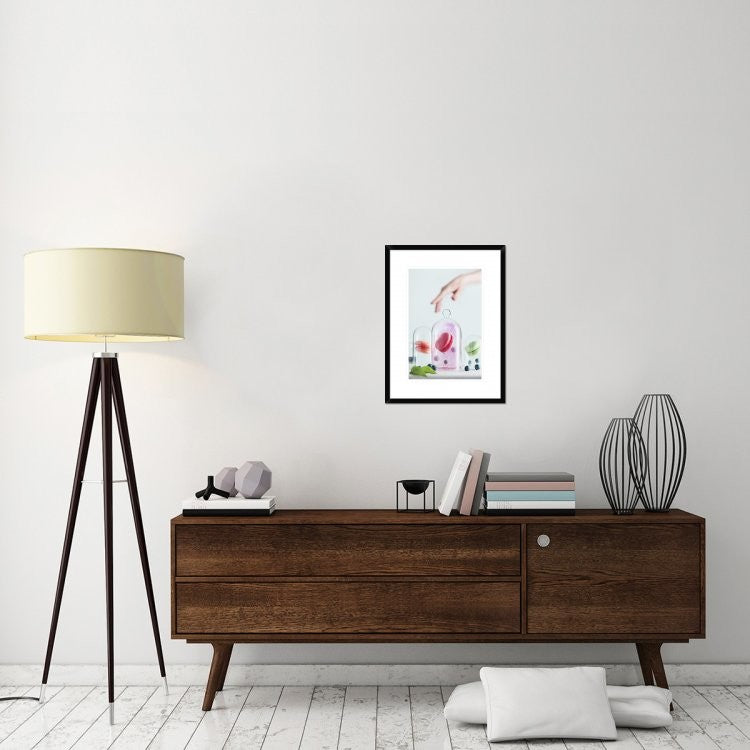 "Precious Macarons" Framed Digital Print by Dina Belenko, 20"x26"