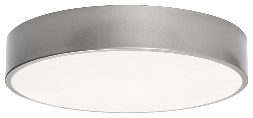 Bailey 14" LED Flush Mount, Satin Nickel